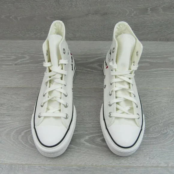 Converse Chuck Taylor All Star HI Lift Made with Love Womens Size 7 NEW - Picture 5 of 10